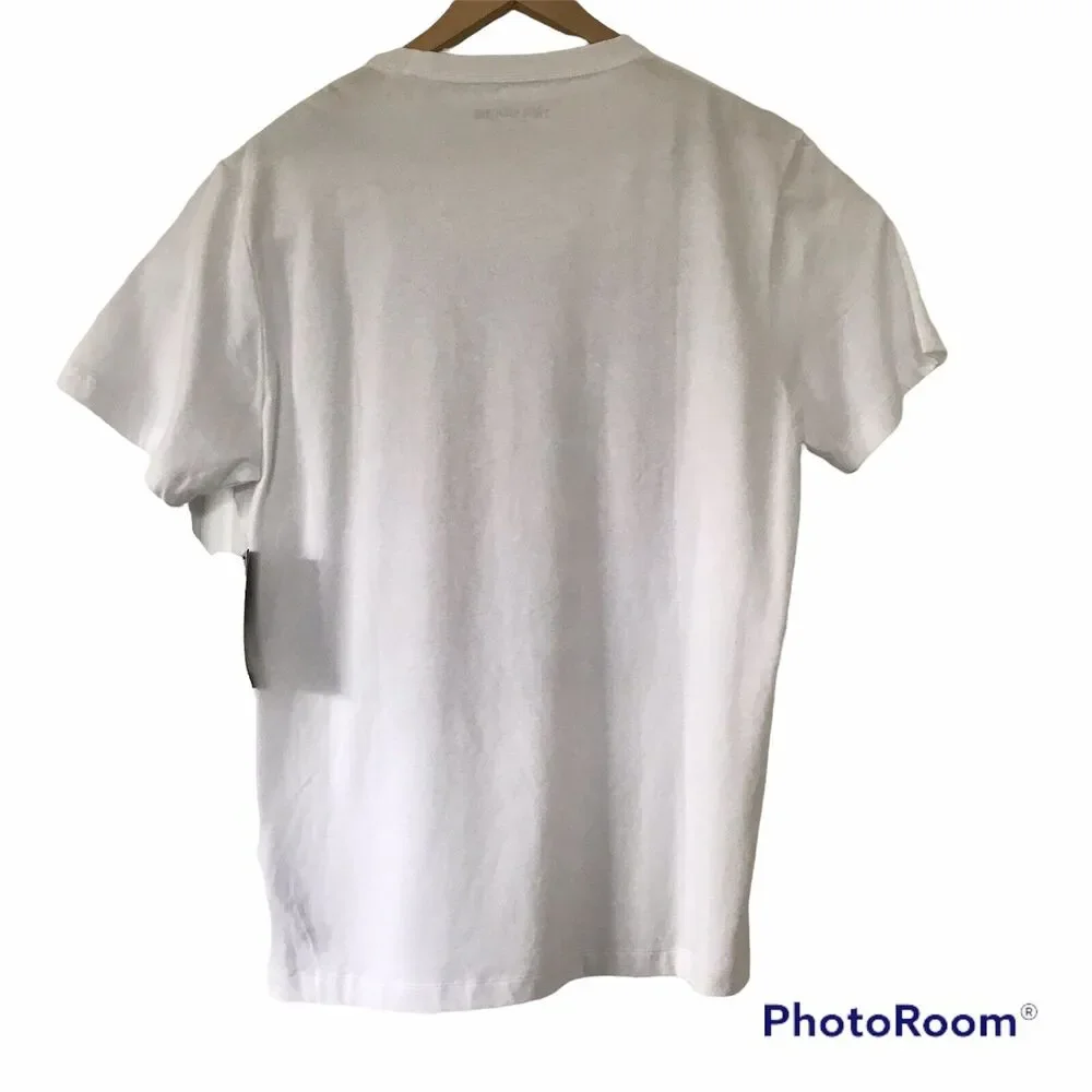 True Religion Mens Descending Arch Short Sleeve Tee White Size Large $59